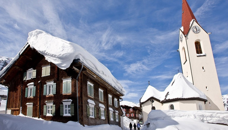 villaggio più nevoso