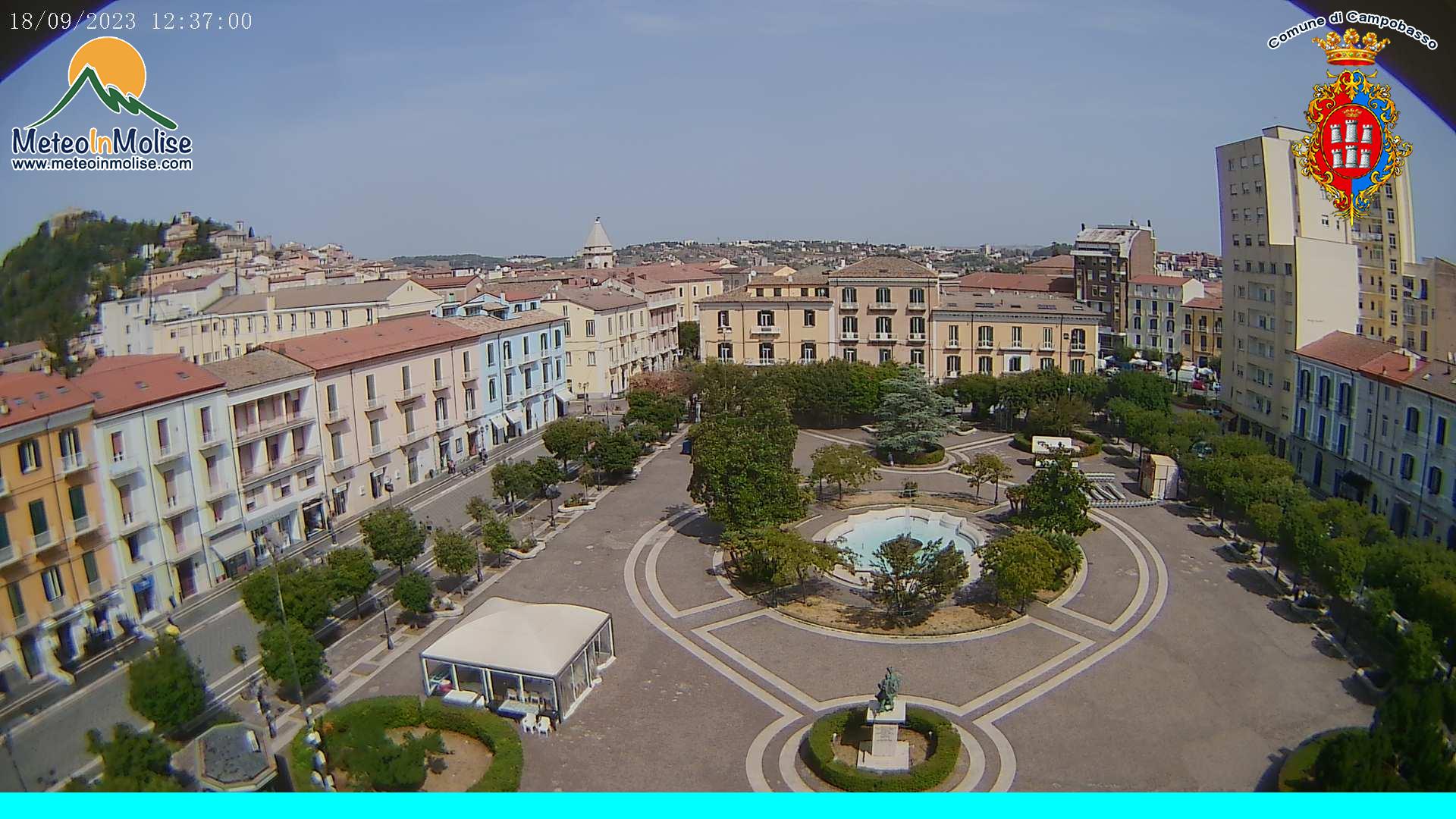 Webcam di Campobasso Piazza Municipio live
