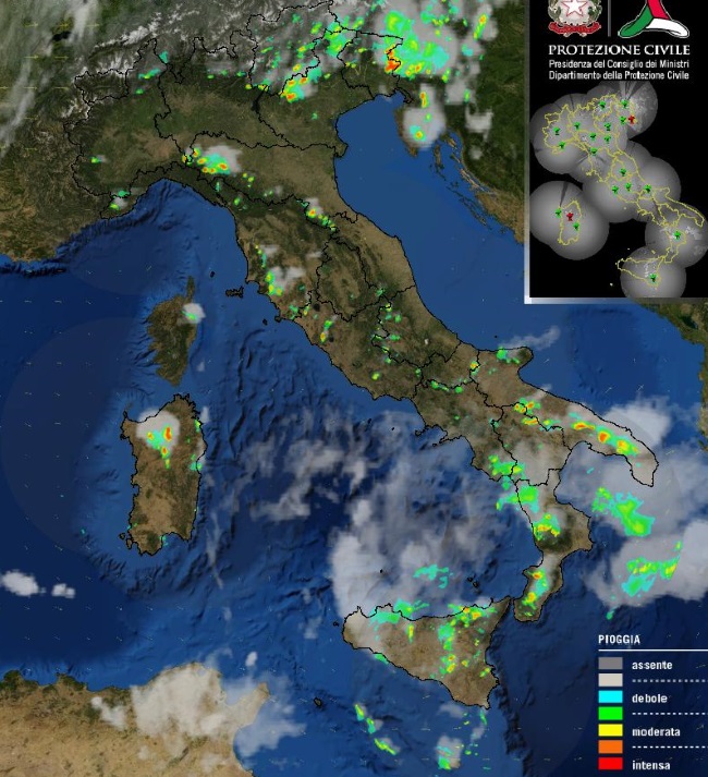 radar italia protezione civile