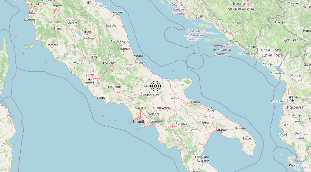 Terremoto Molise 07-05-2026